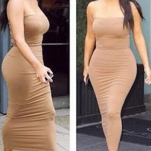 Nude Tube Dress